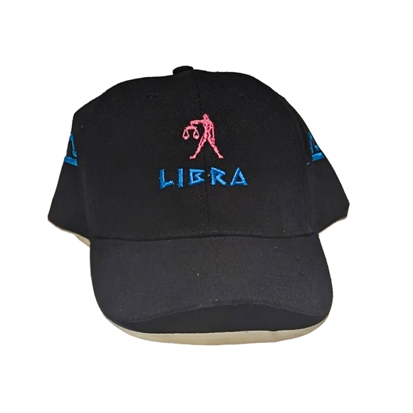 Libra Zodiac Astrology Hat Baseball Cap Present Gift Thick Material Adjustable - Picture 1 of 5